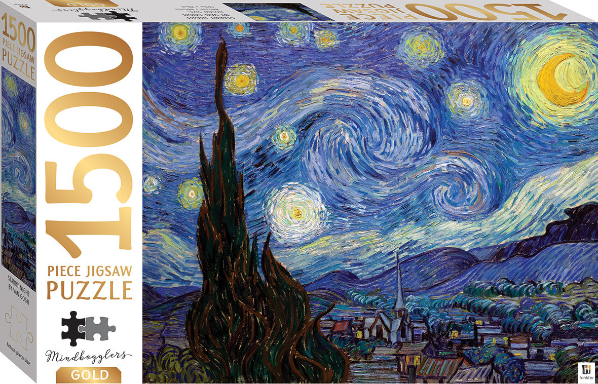 Starry Night Van Gogh 1500 Piece Jigsaw - Good Games