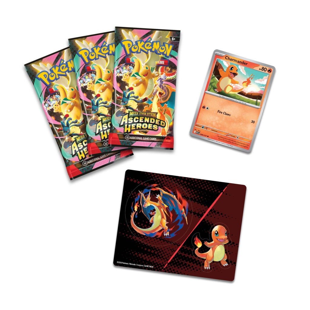 Pokemon TCG - Ascended Heroes Tech Sticker Collection - Charmander