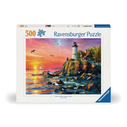 Ravensburger - Lighthouse At Sunset 500 Piece Jigsaw - New Version - Good Games