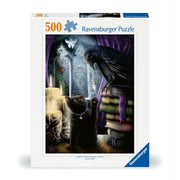 Ravensburger - Black Cat And Raven 500 Piece Jigsaw - New Version - Good Games