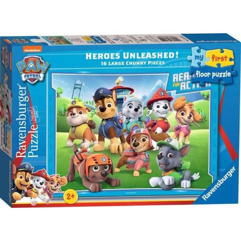 Ravensburger - Paw Patrol First Floor Puzzle 16 Piece Jigsaw - Good Games