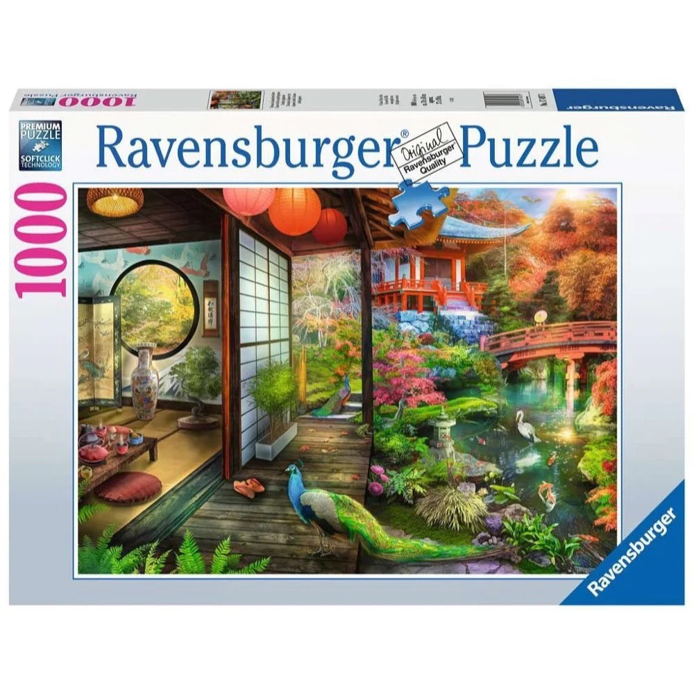 Ravensburger - Japanese Garden Teahouse 1000 Piece Jigsaw - Good Games
