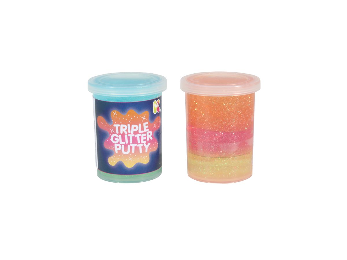 Triple Glitter Putty 6cm - Good Games