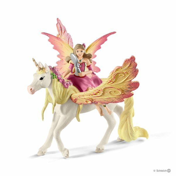 Schleich - Fairy Feya With Pegasus Unicorn - Good Games