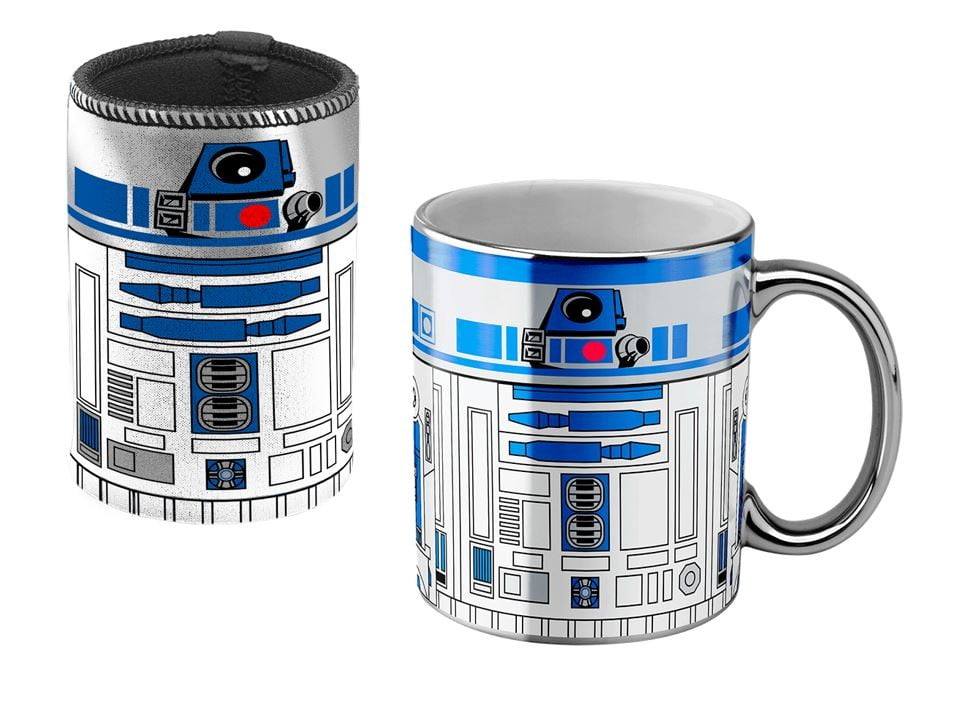 Star Wars Coffee Mug and Can Cooler Pack R2D2 - Good Games