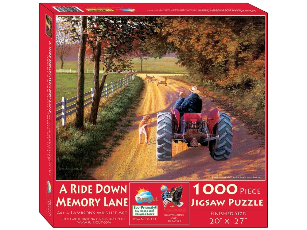 A Ride Down Memory Lane 1000 PIece Jigsaw - Good Games