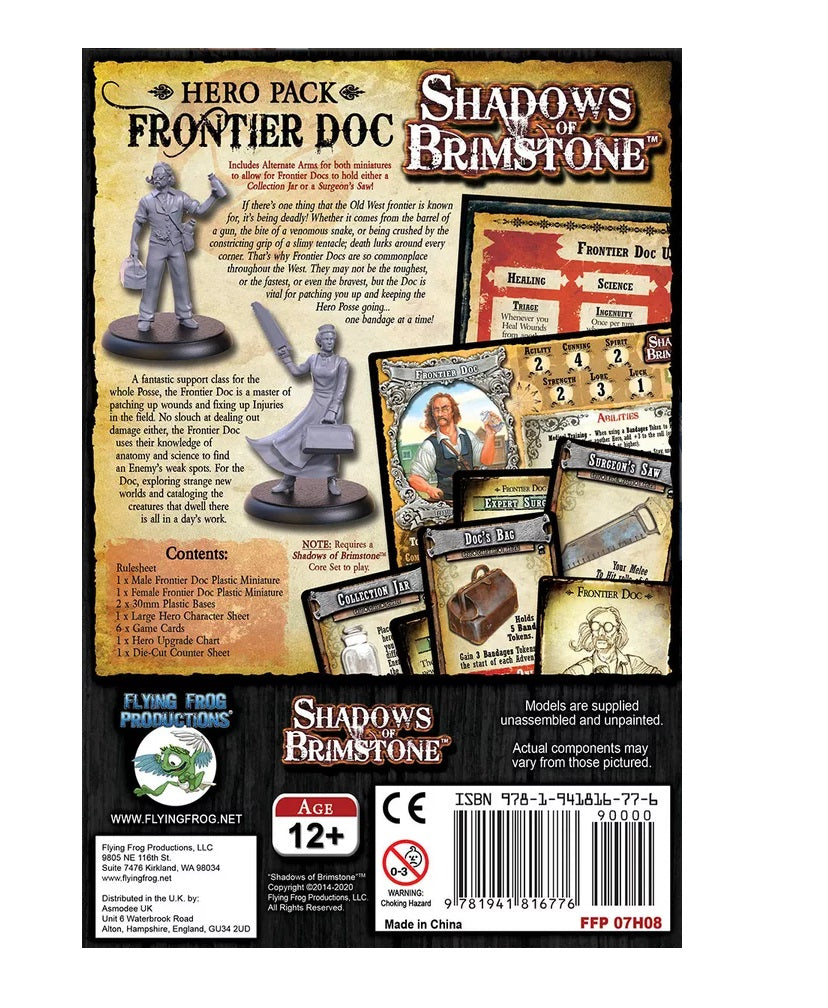 Shadows of Brimstone: Frontier Doc Hero Pack - Good Games