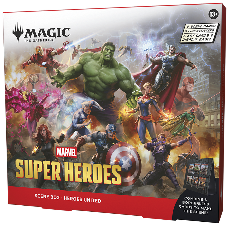 Magic Marvel Super Heroes - Scene Box - Heroes United