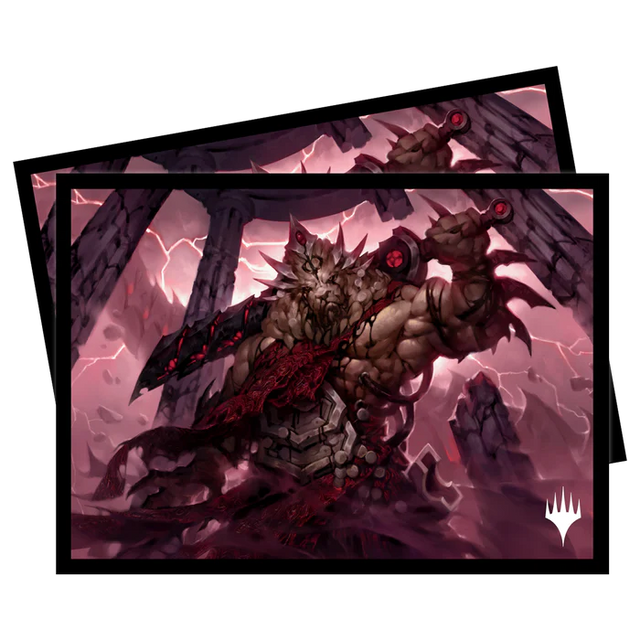 Ultra Pro Magic The Gathering Deck Protector Sleeves March of the Machine Brimaz Blight of Oreskos 100 - Good Games