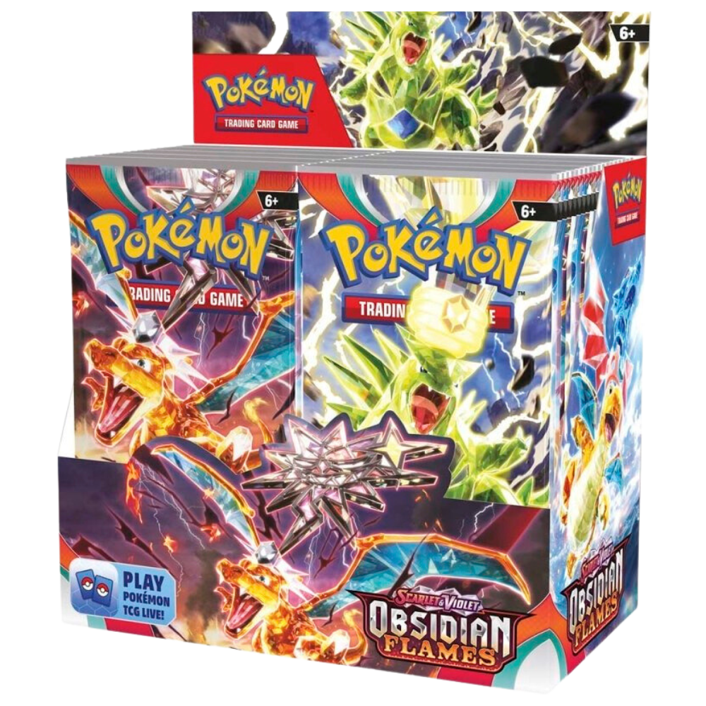 Pokemon TCG - Scarlet & Violet - Obsidian Flames Booster Box Good Games Pokemon TCG - Scarlet & Violet - Obsidian Flames Booster Box Good Games
