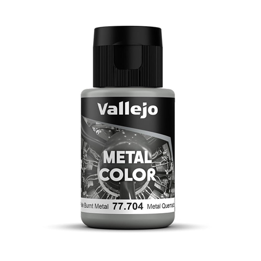 Vallejo Acrylic Metal Colour 32ml - Pale Burnt Metal - Good Games
