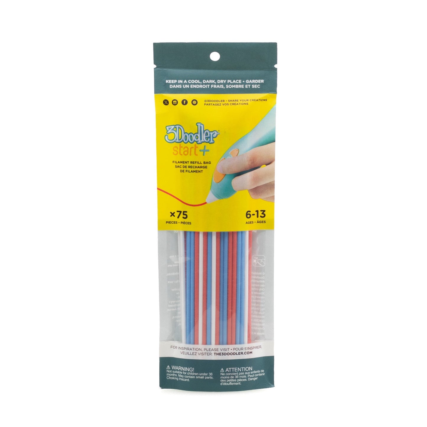 3Doodler - Start+ Stars & Stripes (75 strands)