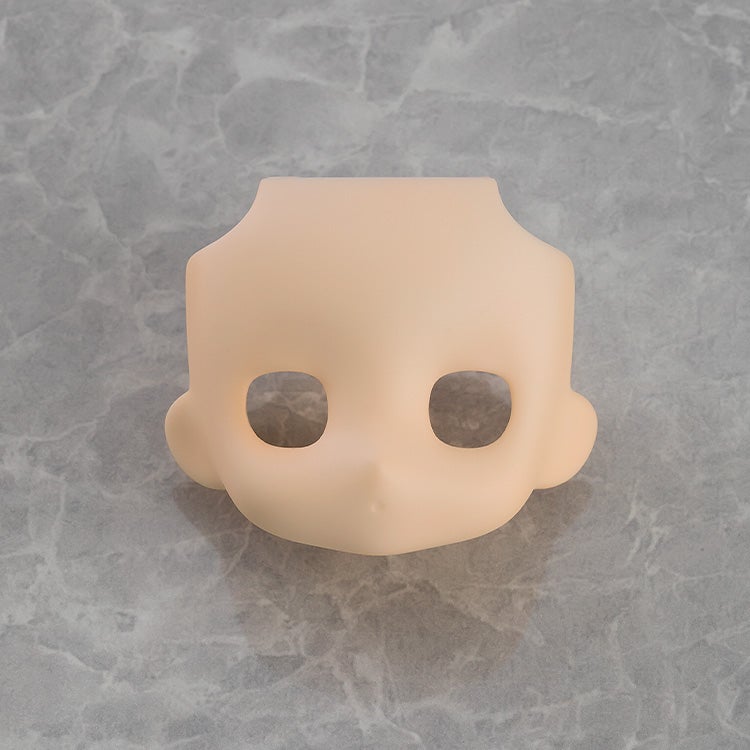 Good Smile Company Nendoroid Doll: Customizable Narrowed Eyes without Makeup Face Plate, Almond Milk - Good Games