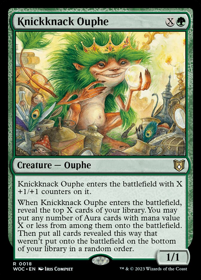 Knickknack Ouphe 18 (Commander: Wilds of Eldraine)