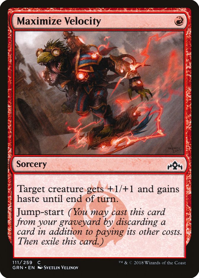 Maximize Velocity 111/259 (Guilds of Ravnica)