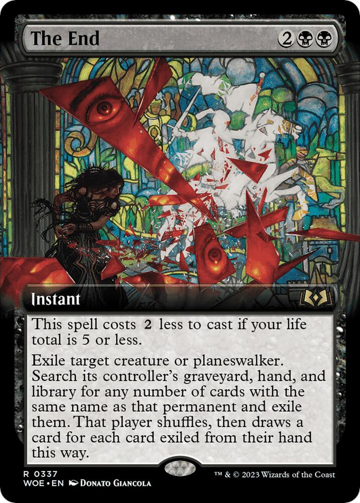 The End Extended Art 337 (Wilds of Eldraine) - Foil