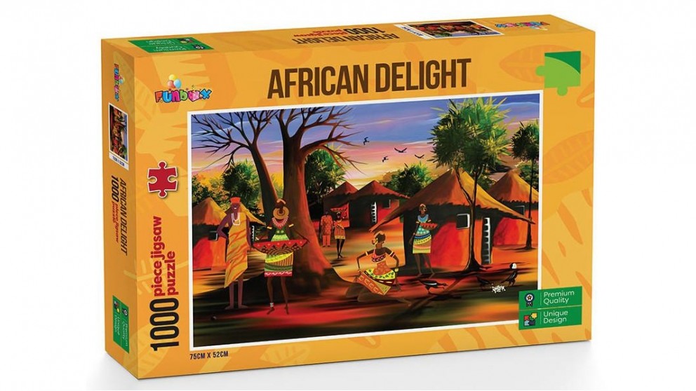 Funbox - African Delight 1000 Piece Jigsaw - Good Games
