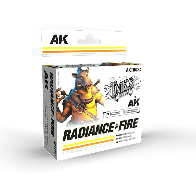 AK Interactive - The Inks - Radiance & Fire Set - Good Games
