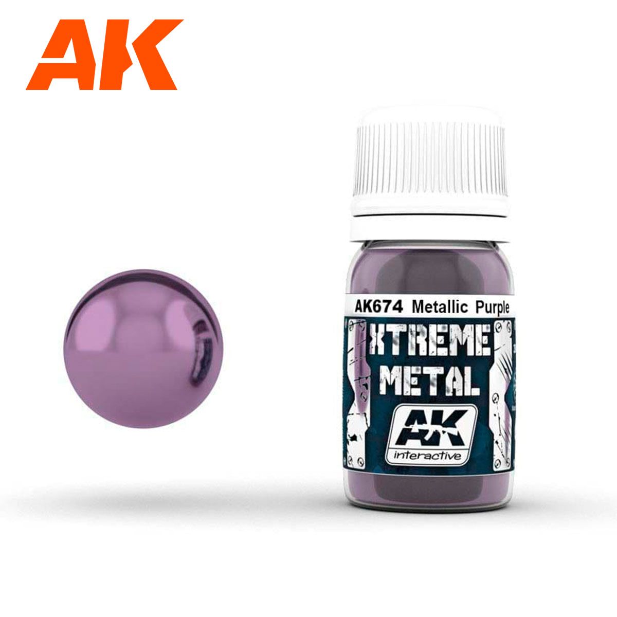 AK Interactive Metallics - Xtreme Metal Metallic Purple 30ml - Good Games