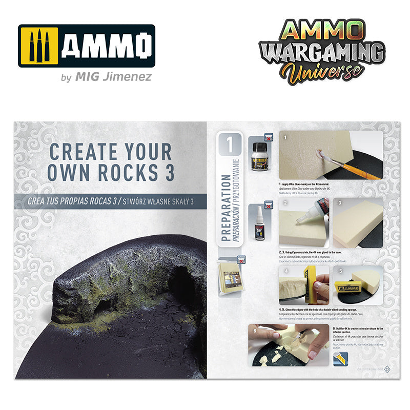 Ammo by MIG - Book - Ammo Wargaming Universe Book 11 – Create Your Own Rocks - Good Games
