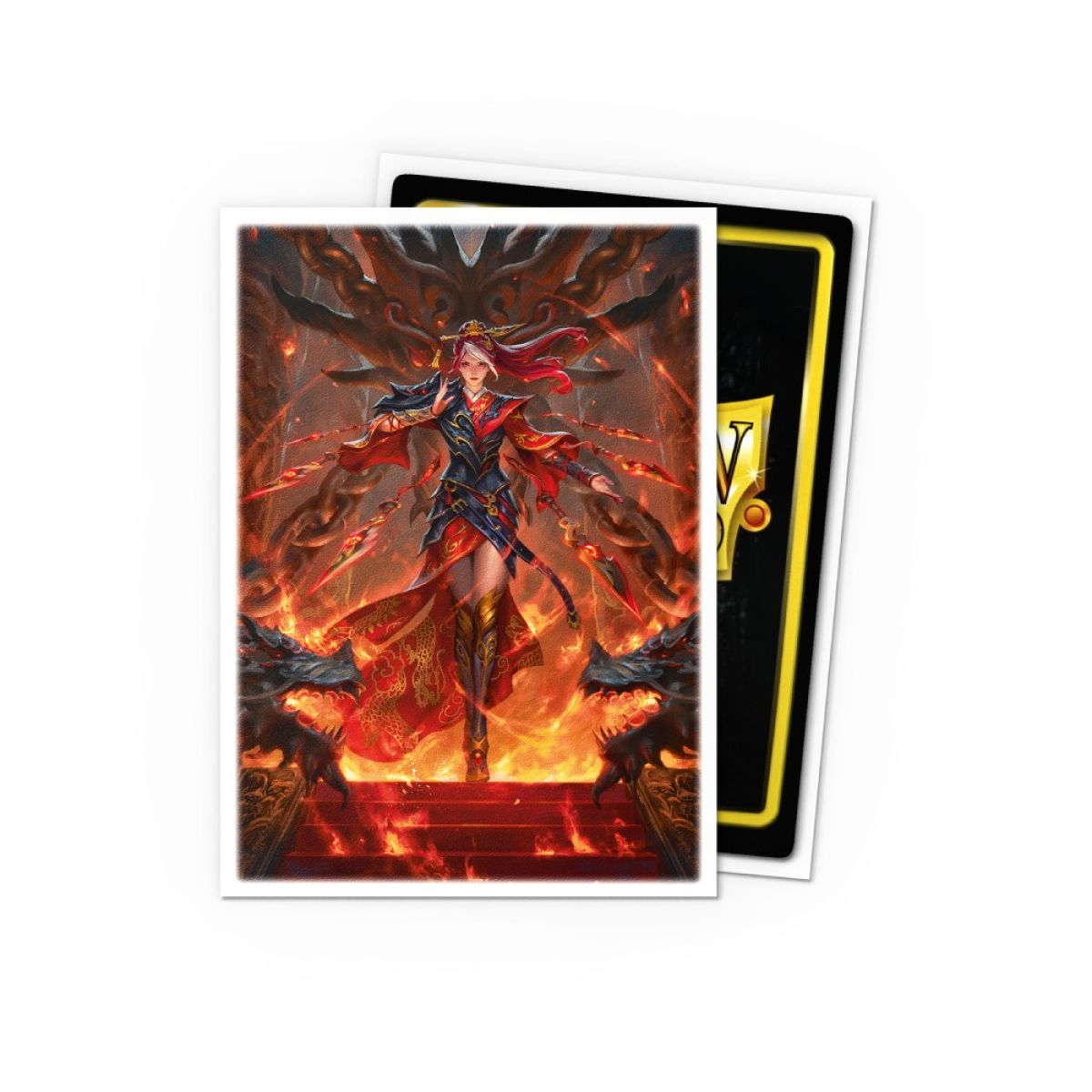 Dragon Shield: Sleeves – Matte Art – Flesh and Blood: Cindra, Dracai of Retribution - Good Games