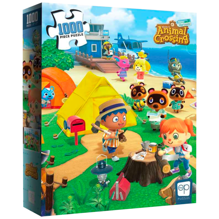 Animal Crossing New Horizons Welcome To Animal Crossing Puzzle 1000 Piece Jigsaw - Good Games