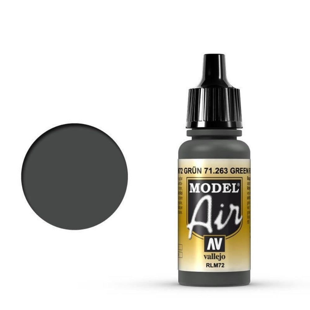 Vallejo Model Air Old Formulation Colour 17ml - Camouflage Grey Green - Good Games