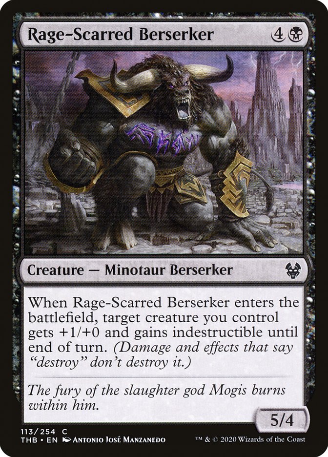 Rage-Scarred Berserker 113/254 (Theros Beyond Death) - Foil