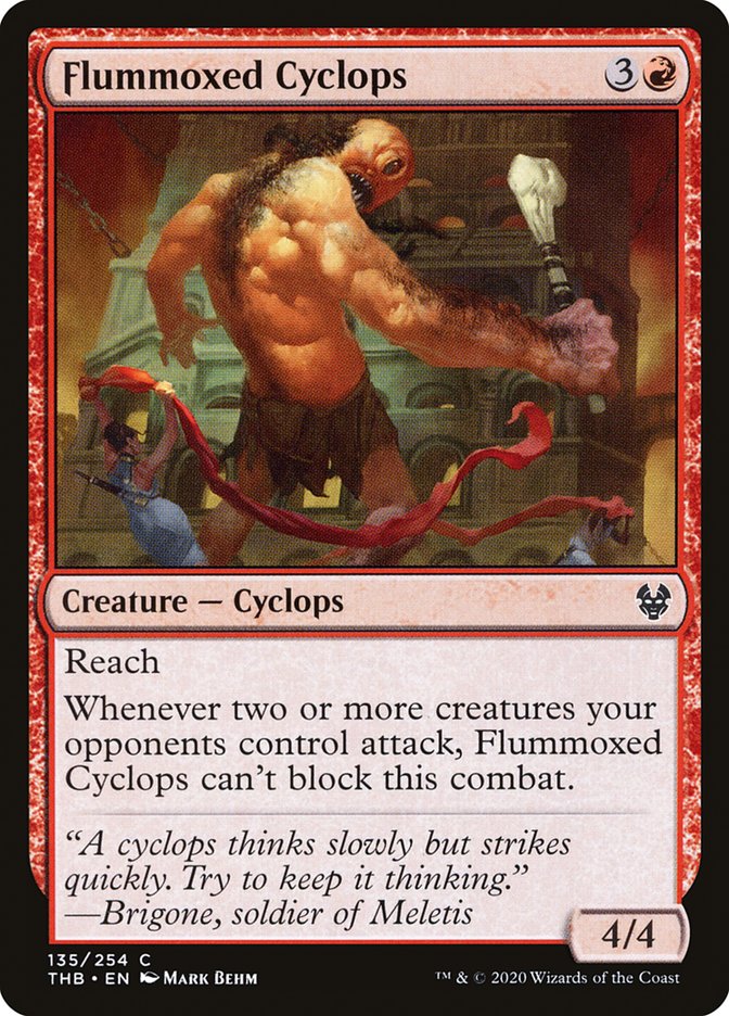 Flummoxed Cyclops 135/254 (Theros Beyond Death) - Foil