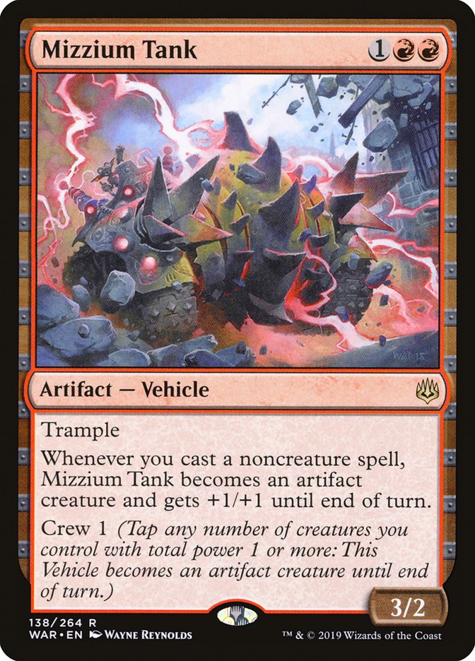 Mizzium Tank 138/264 (War of the Spark) - Foil