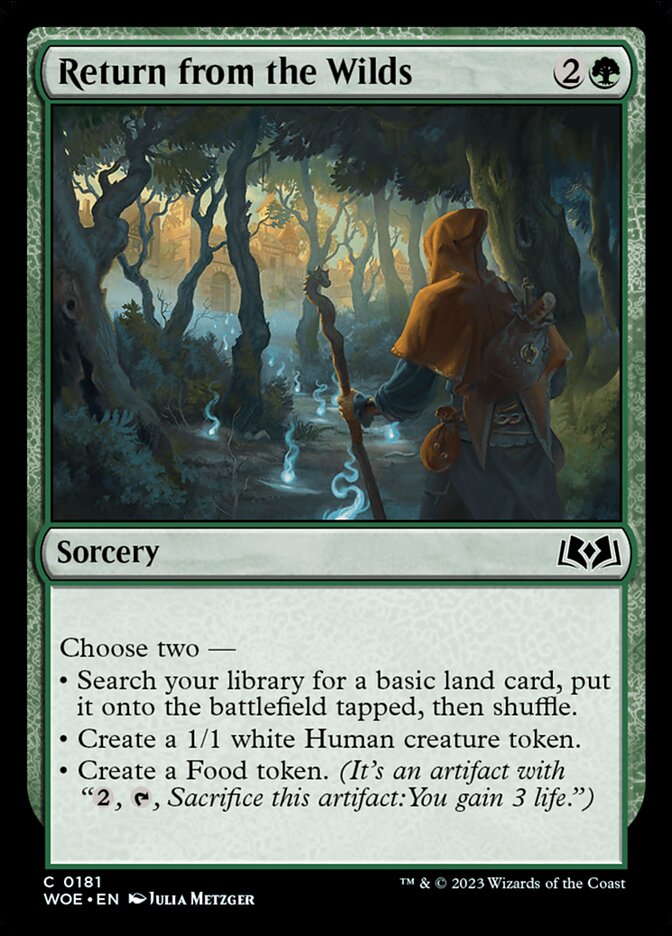 Return from the Wilds 181/276 (Wilds of Eldraine) - Foil
