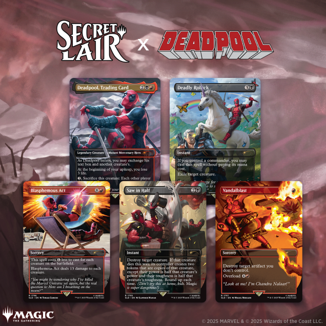 Magic Secret Lair -Marvels Deadpool Regular Edition - Good Games
