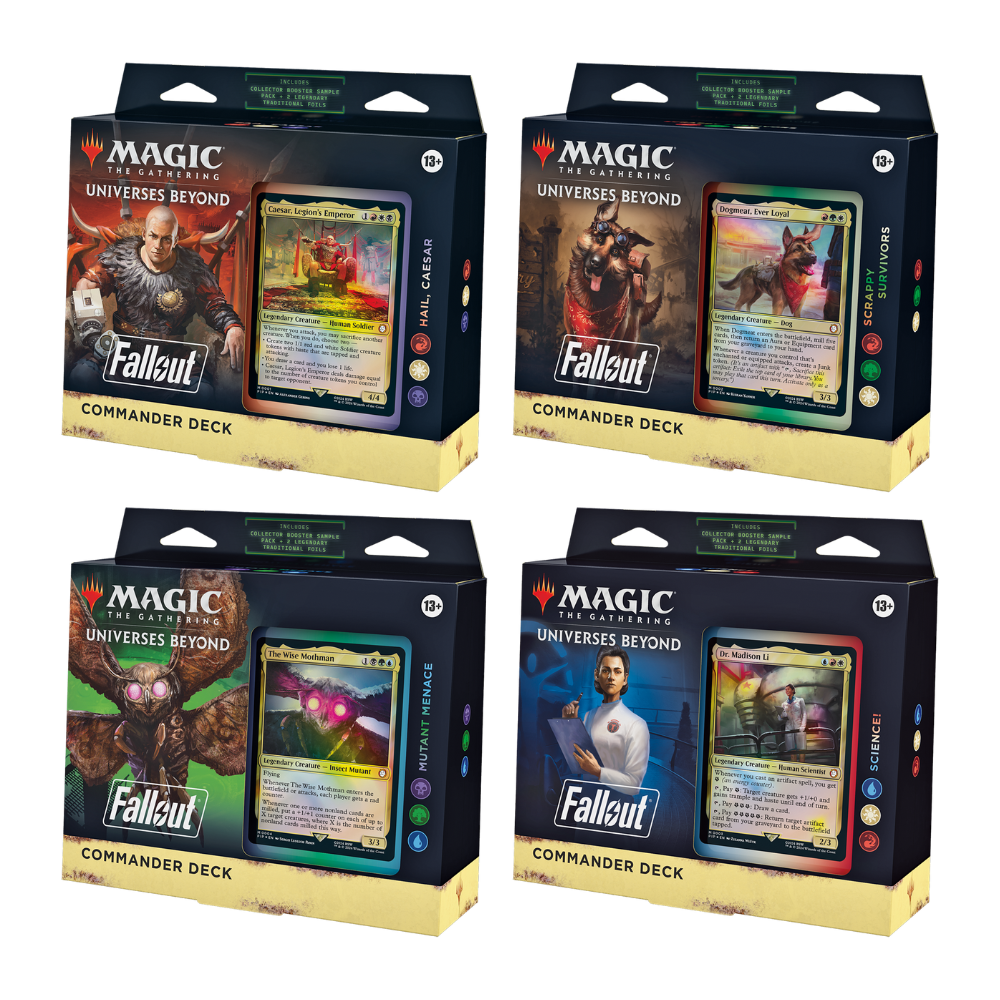 Magic: The Gathering - Universes Beyond Fallout Commander Deck Display - Good Games