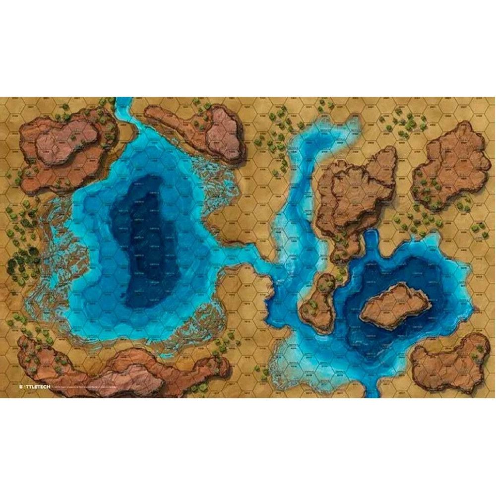 BattleTech: BattleMat: Savannah: Large Lakes - Good Games