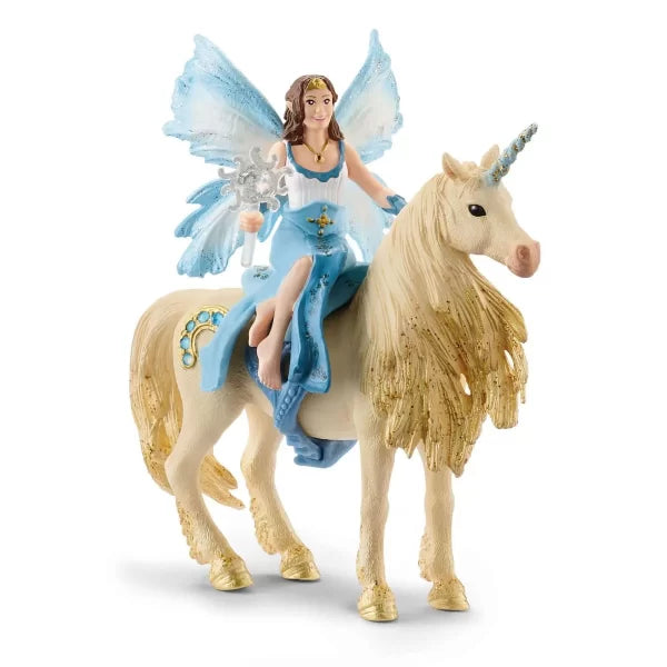 Schleich - Eyela Riding On Golden Unicorn - Good Games