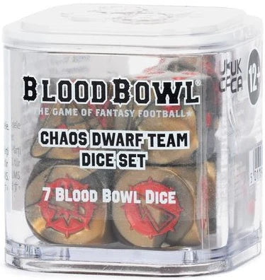 Blood Bowl - Chaos Dwarf Team Dice (202-50) - Good Games