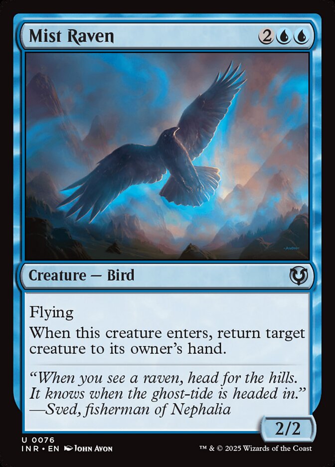 Mist Raven 76/287 (Innistrad Remastered) - Foil