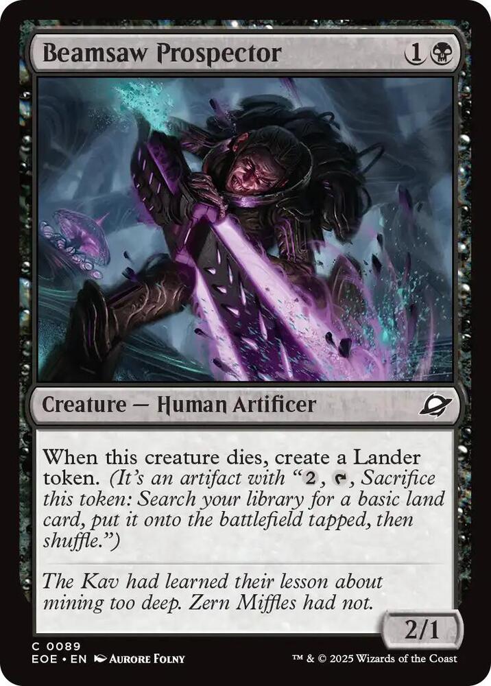 Beamsaw Prospector 89 (Edge of Eternities)
