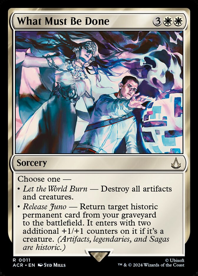 What Must Be Done 11/110 (Universes Beyond: Assassin's Creed) - Foil