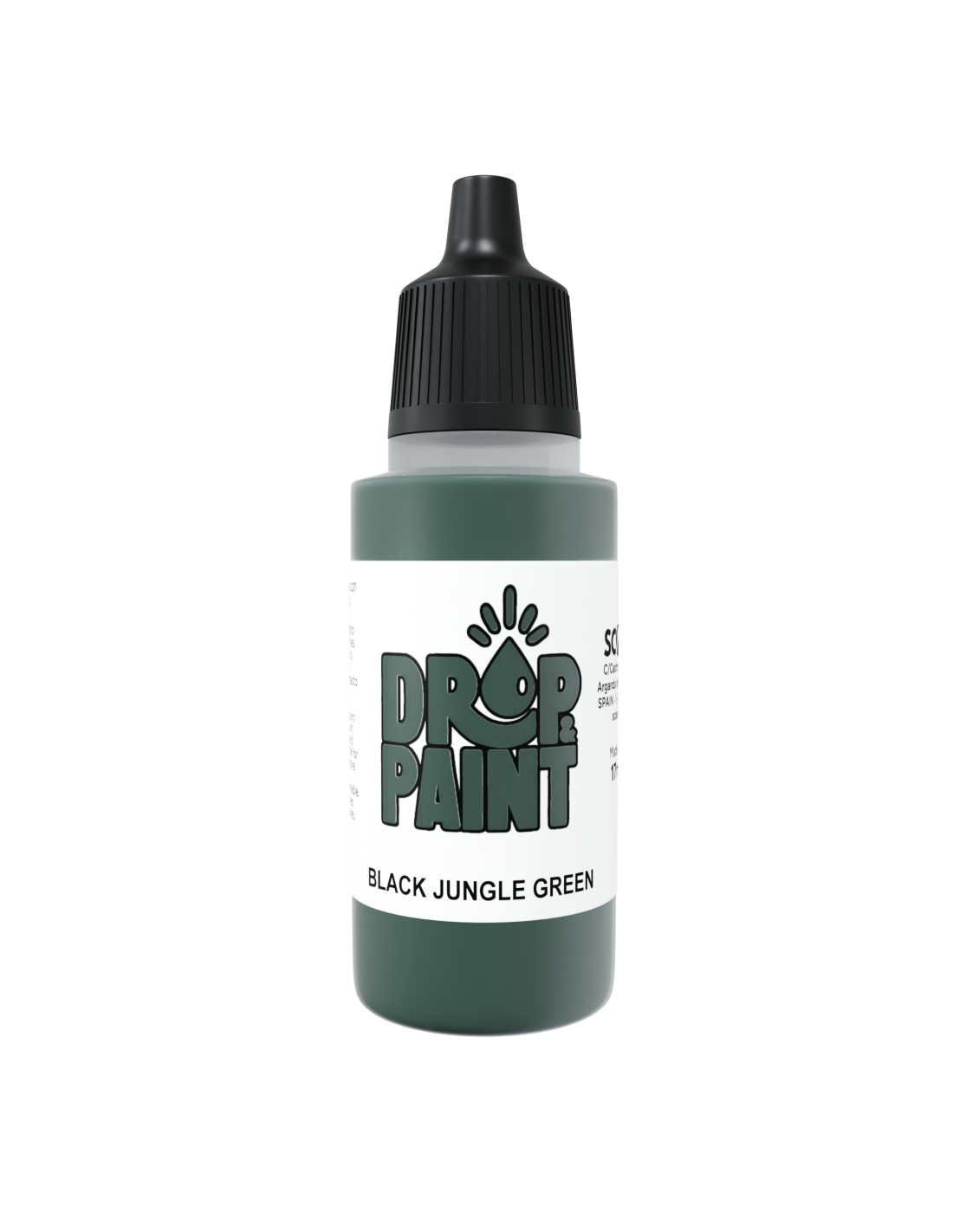 Scale 75 Drop and Paint 17ml - Black Jungle Green - Good Games