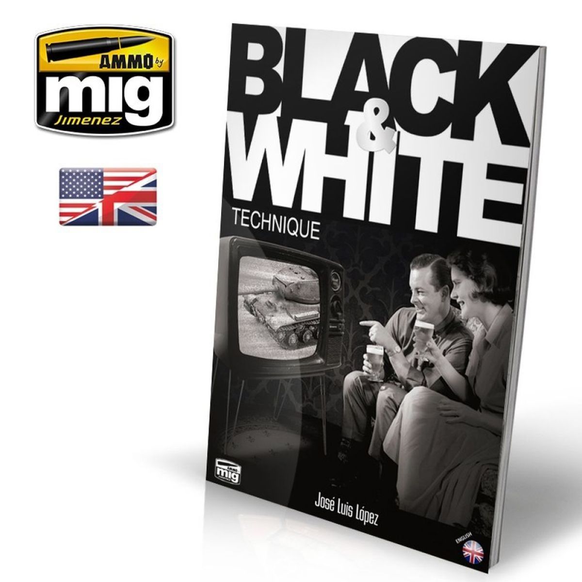 Ammo by MIG - Book - Black & White Technique (Preorder) - Good Games