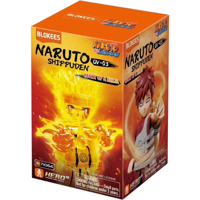 Blokees Figures - Naruto - Heart of a Ninja GV-03 Display - 9 in 1