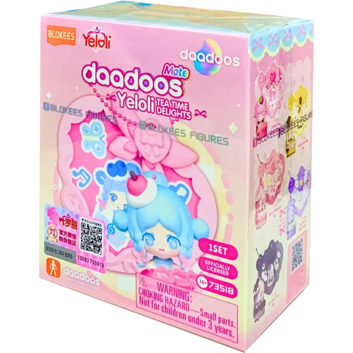 Yeloli Daadoos - Mate Series: Tea Time Delights Blokees Figures - 9 In 1 Blind Box Display
