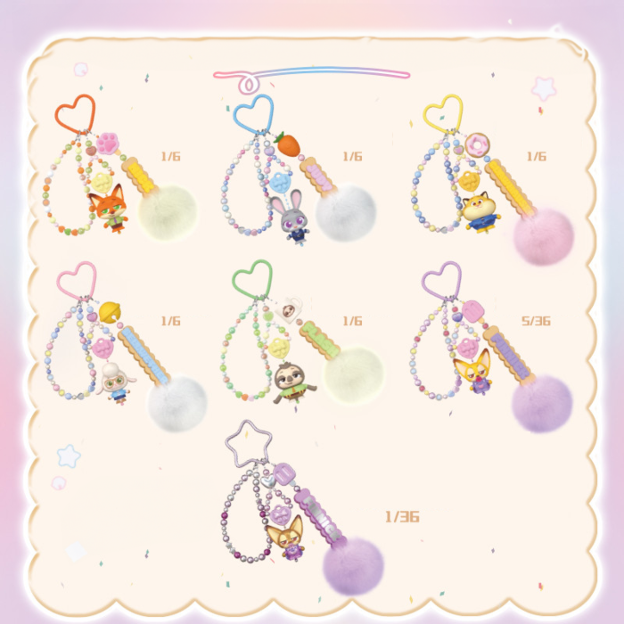 Zootopia - Art 01 - Marshmallow Adventures, 6 In 1 Blind Box Display