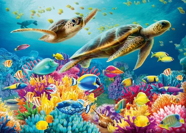 Ravensburger - Blue Underwater World 1000 Piece Jigsaw - Good Games