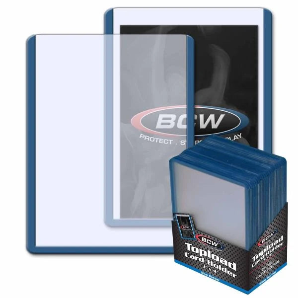 BCW Topload Card Holder Border Blue - Good Games