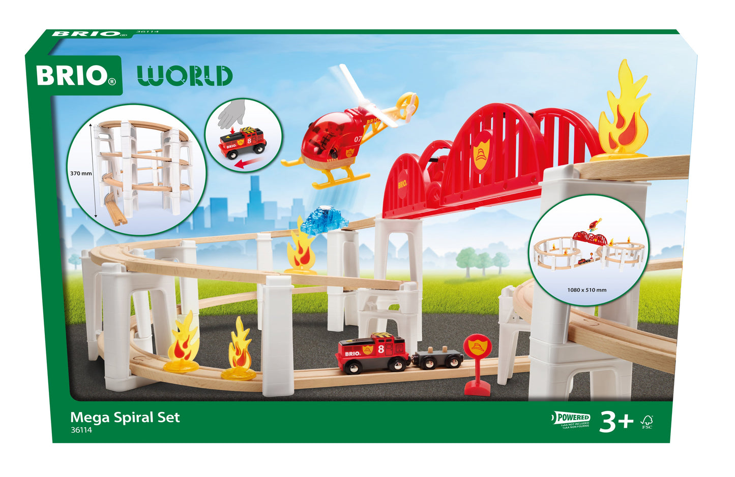 BRIO - Mega Spiral Set 19 Pieces