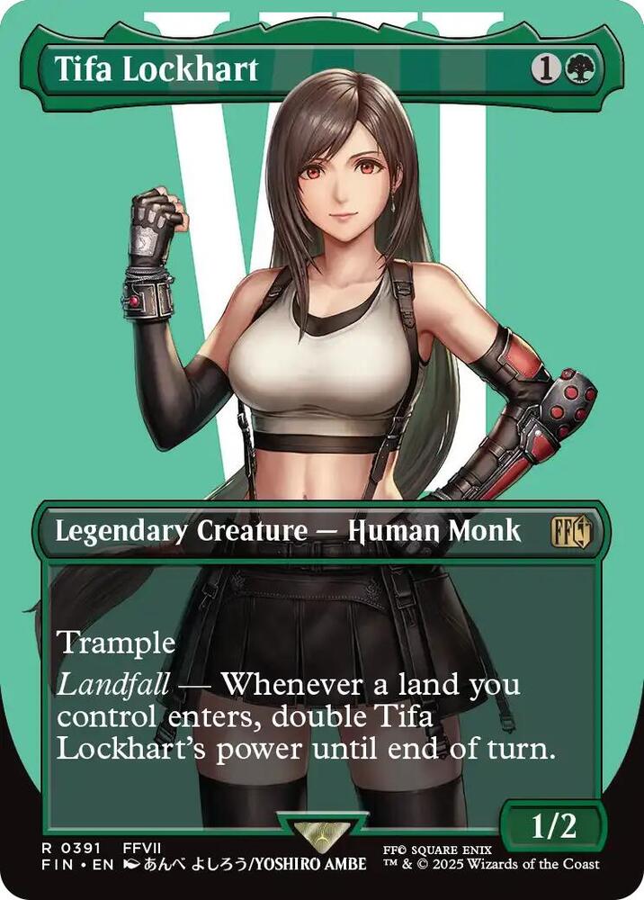 Tifa Lockhart 391 (FINAL FANTASY) - Borderless