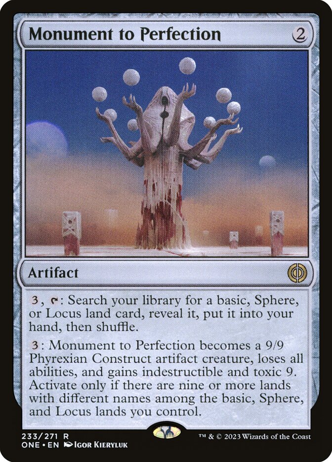 Monument to Perfection 233/271 (Phyrexia: All Will Be One)