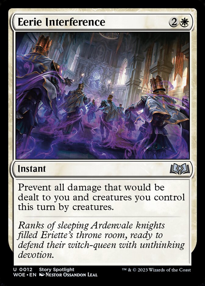 Eerie Interference 12/276 (Wilds of Eldraine) - Foil